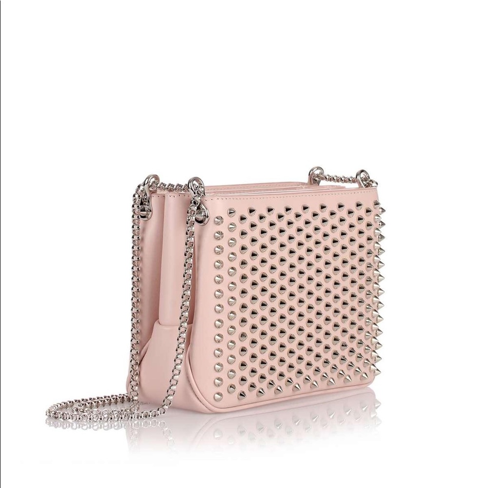CHRISTIAN LOUBOUTIN Small Triloubi Spike Chain Bag